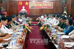 Đoàn đại biểu các tỉnh Campuchia chúc Tết cổ truyền Việt Nam